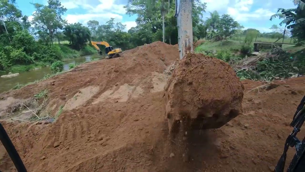 continuando limpeza d rio