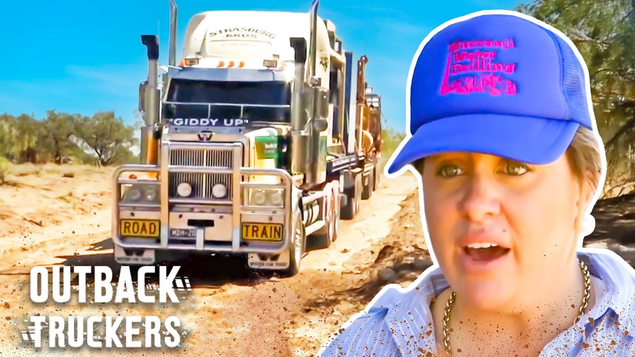 Fearless Woman Has Her First Turn At The Wheel of a Huge Semi-Truck