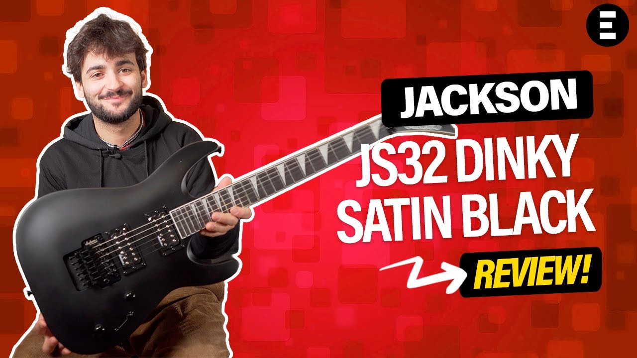 Jackson JS32 Dinky Arch Top Satin Black | EGITANA.es