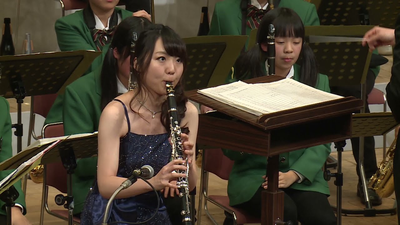 だんだん小さく　シュレイナ―作曲　 クラリネット独奏：近藤千晶先生（本校講師）　　常葉大橘高校吹奏楽専攻第5回定期演奏会