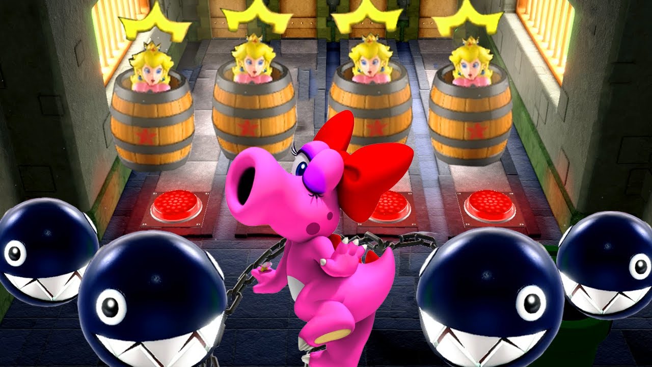 Mario Party Superstars - Color Team Battles - Pink Team vs Yellow Team
