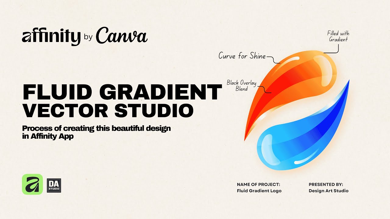 Create Smooth Gradient Logo Design in Affinity (Step by Step)