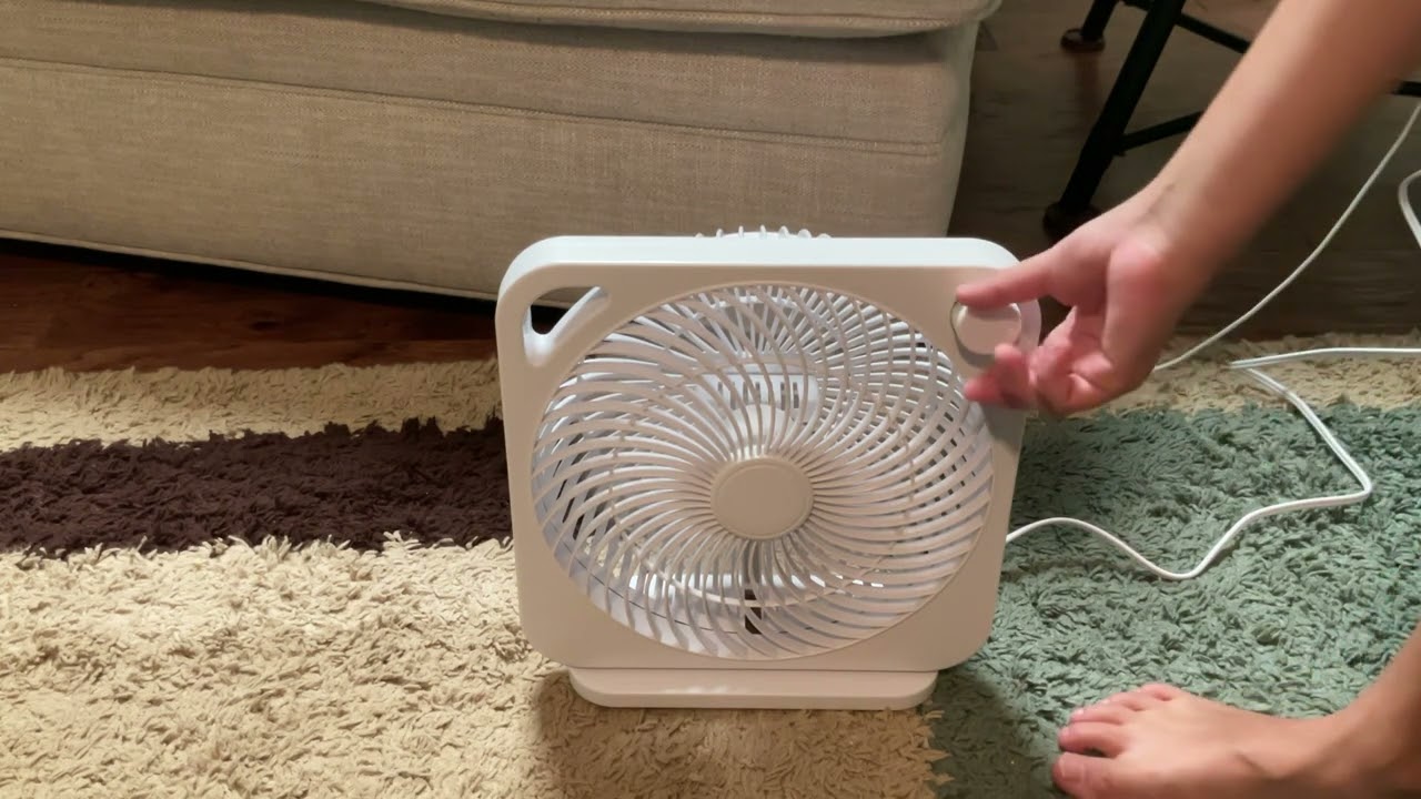 Unboxing A Mainstays 9” Table Fan