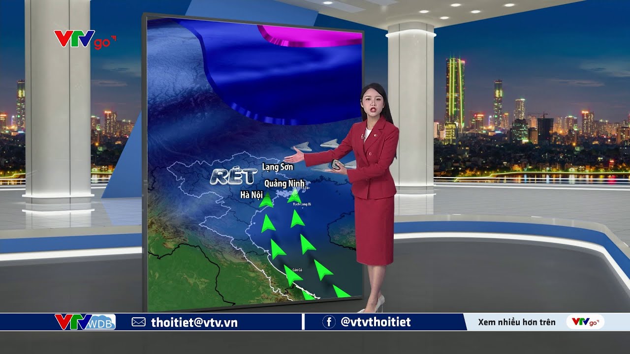 Dự báo thời tiết 18h - 24/01/2026 | Không khí lạnh dịch chuyển ra phía Đông | VTVWDB