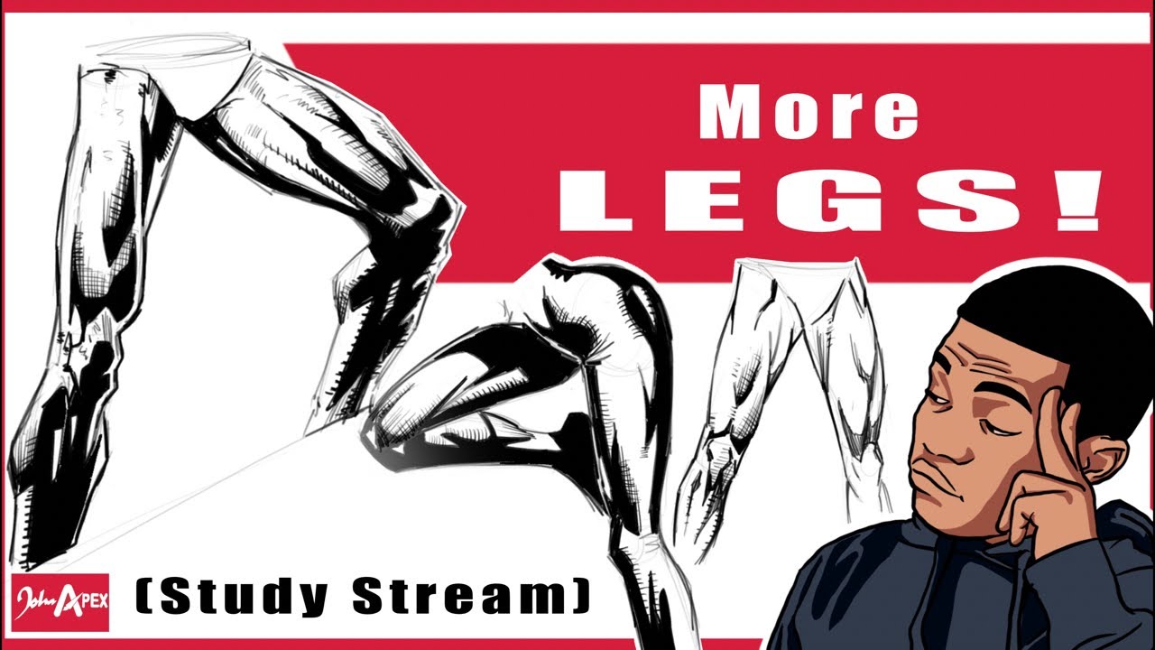Drawing Legs From References | Study Stream
