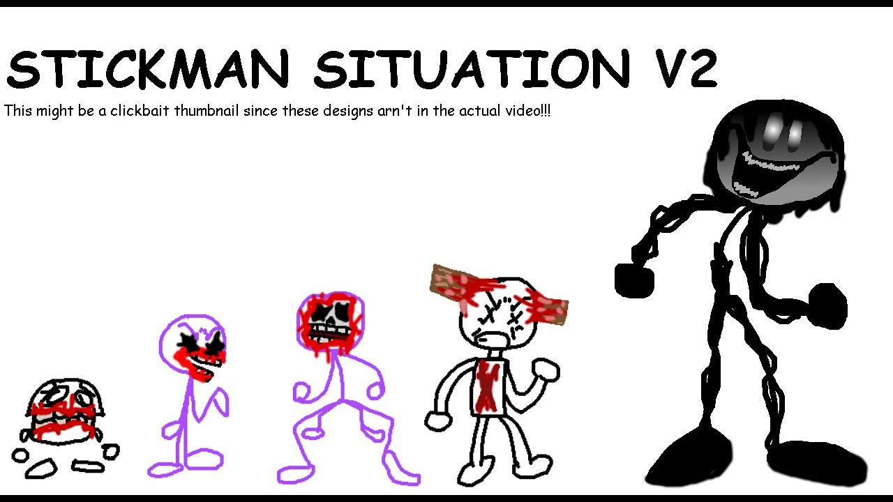 [FNF] STICKMAN SITUATION V2 (Triple Trouble-Joshua Mix
