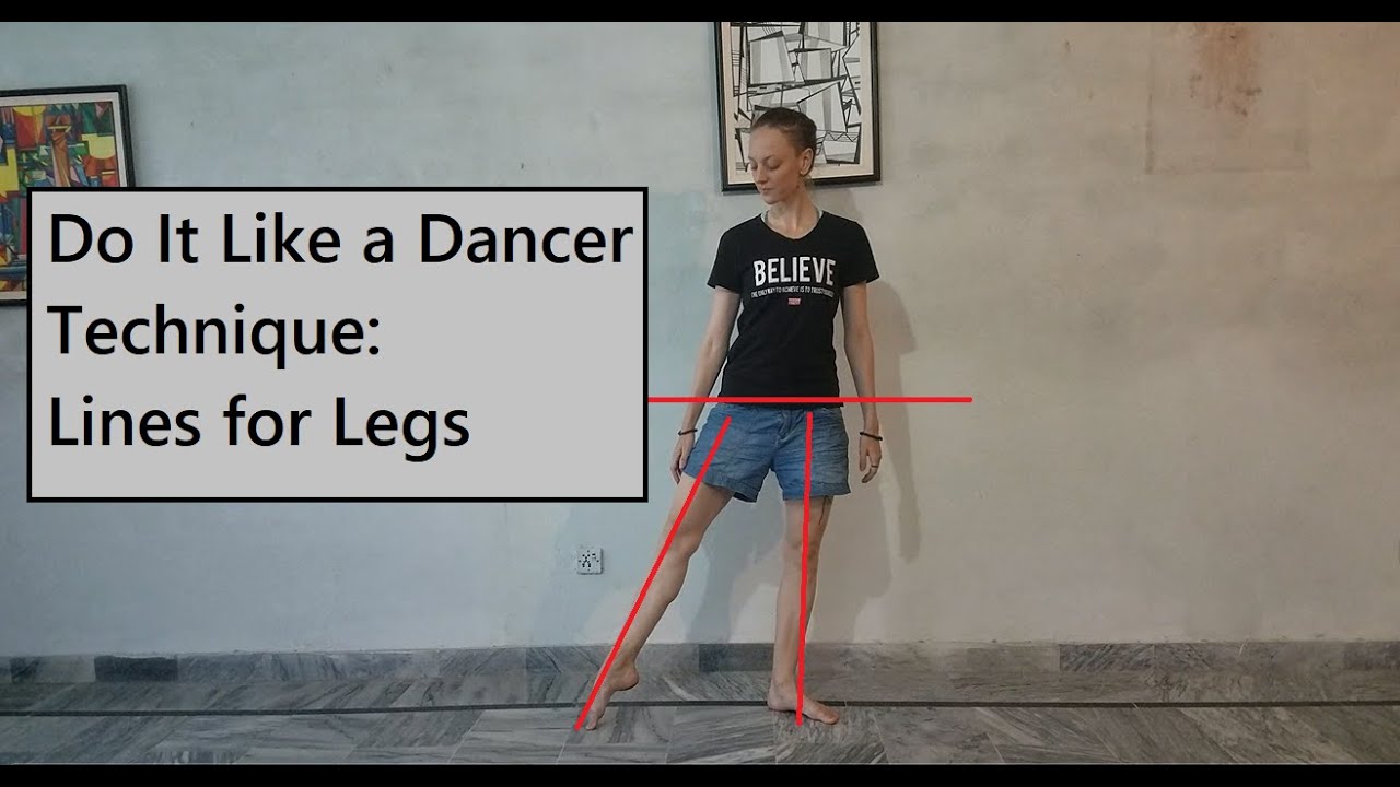 Contemporary Dance Beginning Technique Class: Lines (Legs)