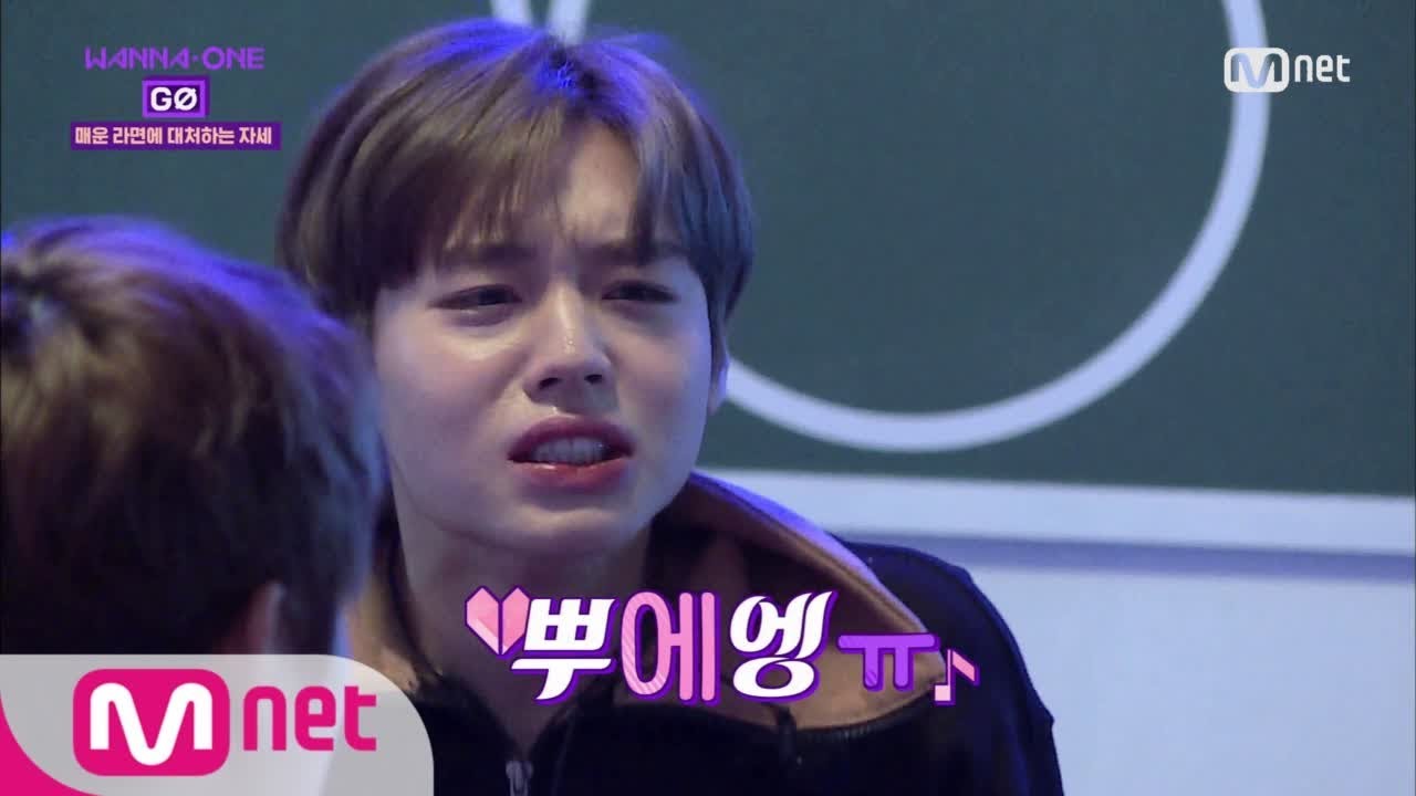 Wanna One Go [3화] '그들은 미처 알지 못했다' 매운볶음면 시식기 171117 EP.8