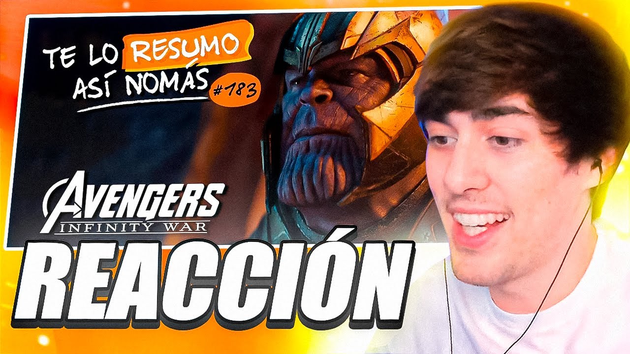 ANDER VE INFINITY WAR POR PRIMERA VEZ