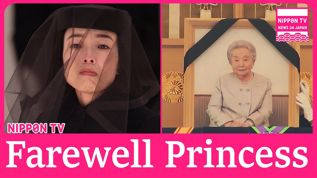 Funeral held for Japan&rsquo;s Princess Yuriko, Granddaughter in tears.