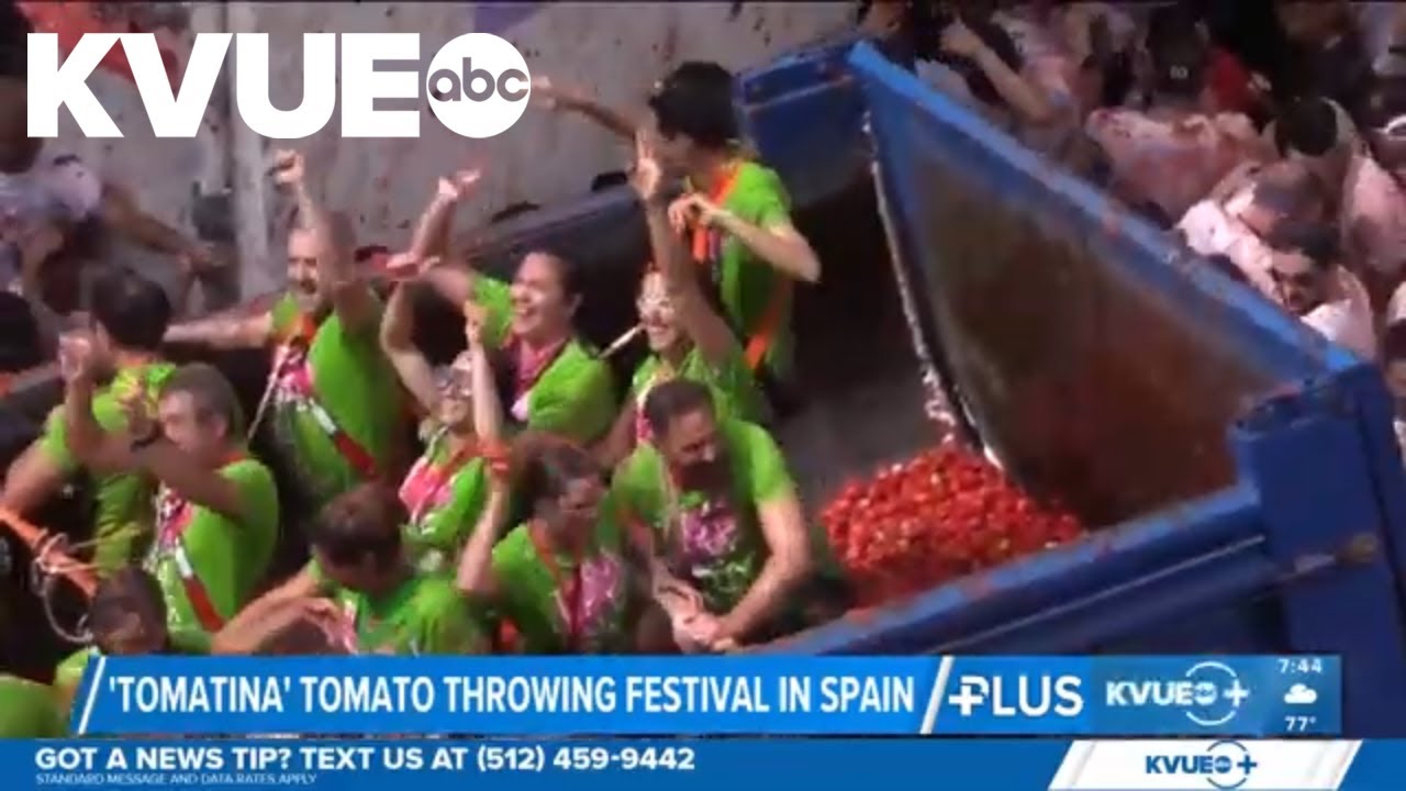 Tomato-throwing festival returns to Spain
