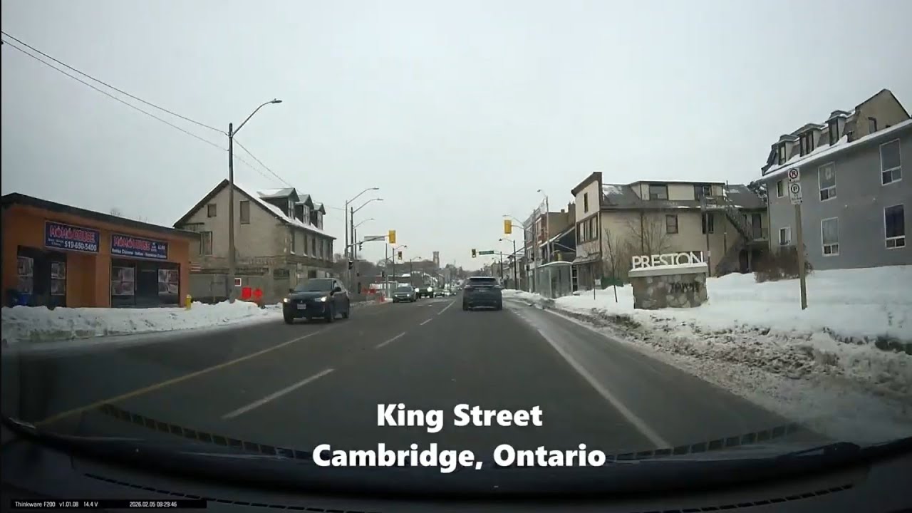 Cambridge, Ontario Drive to Costco in Kitchener (Feb. 5/26)