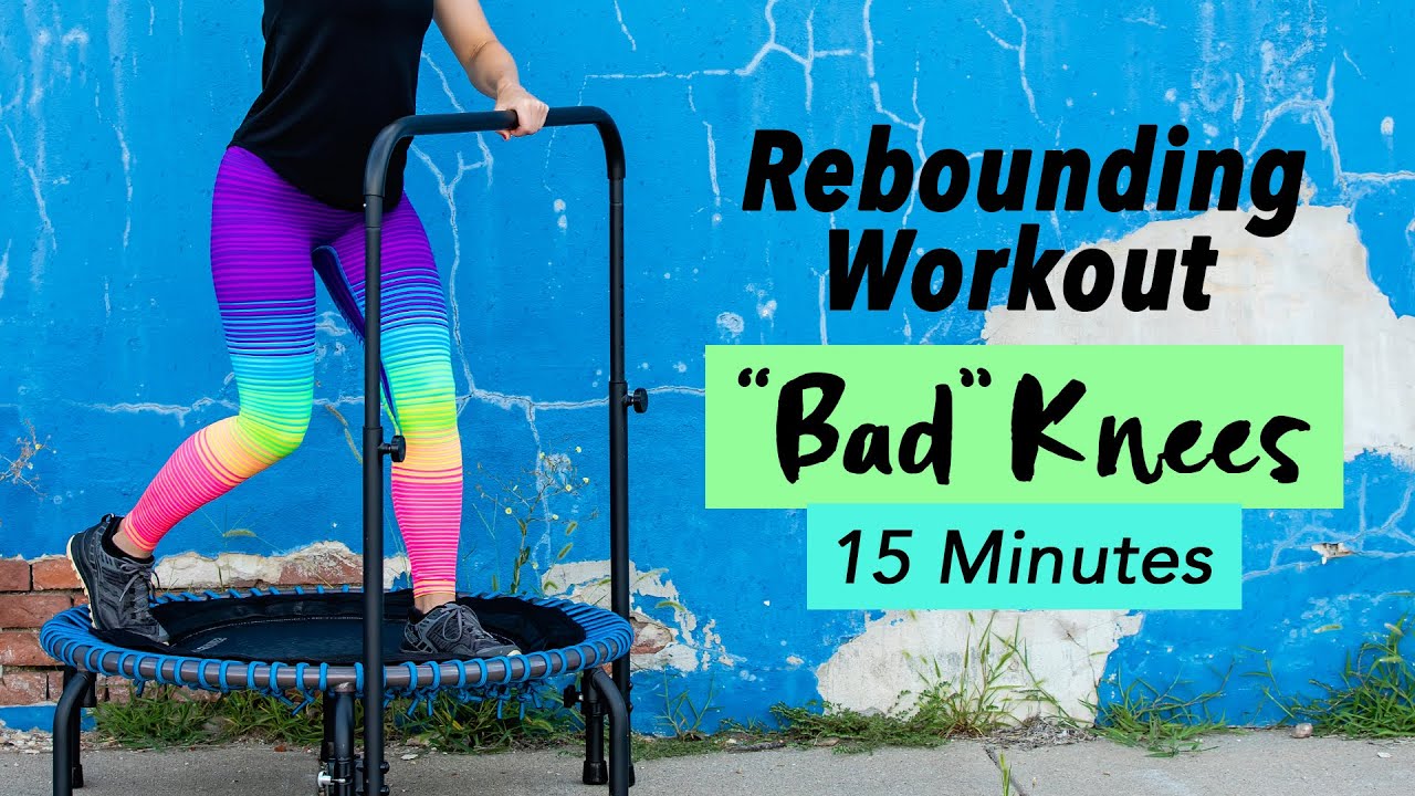 Rebounding for Beginners and Seniors / Low Impact Bad Knees Workout
