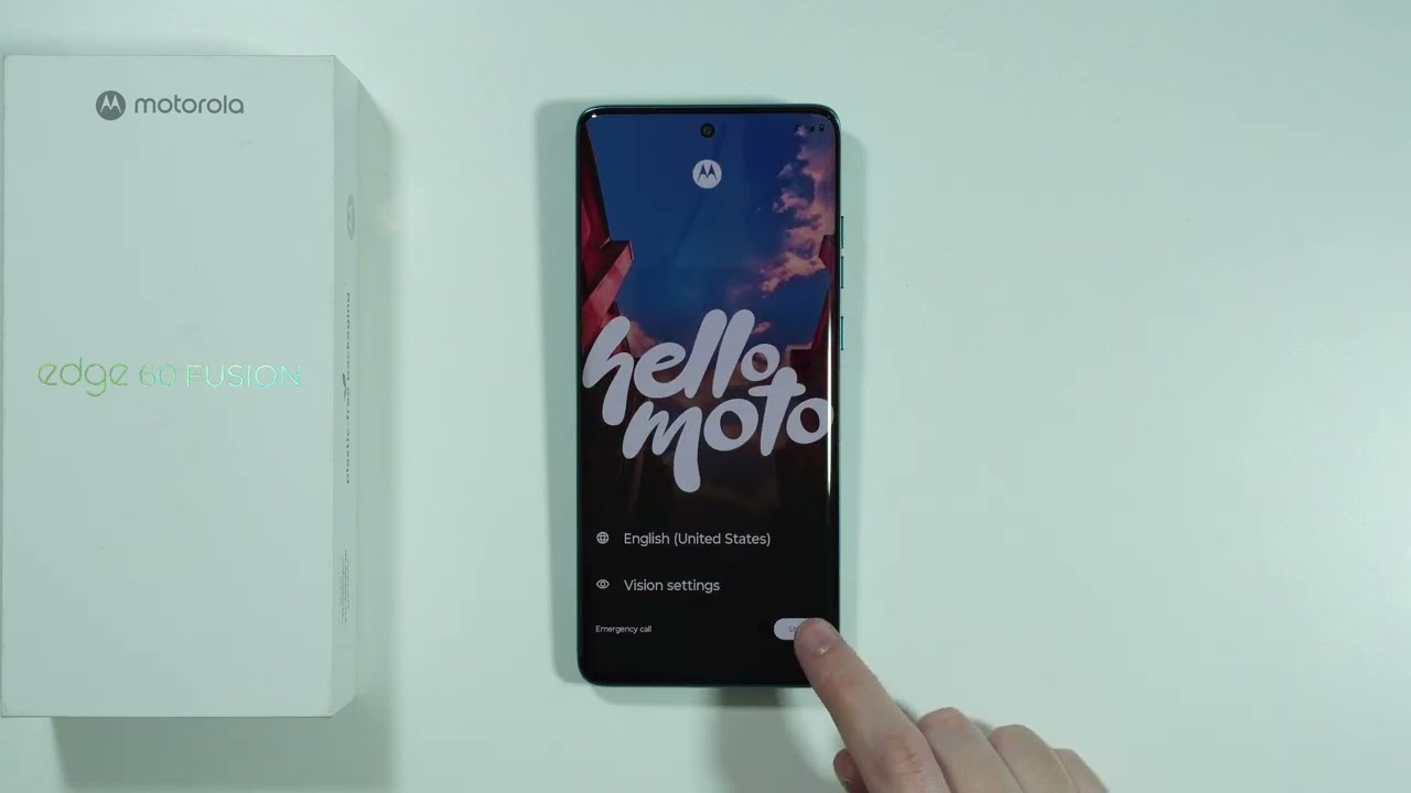 Motorola Edge 60 Fusion: How to Do Initial Setup (First Configuration)