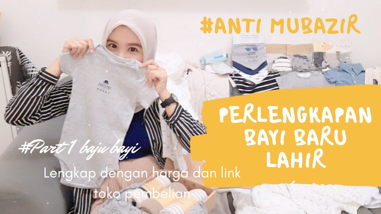 PERLENGKAPAN BAYI BARU LAHIR PART 1 ANTI MUBAZIR | BABY BOY | SEMUA BELI DI SHOPEE