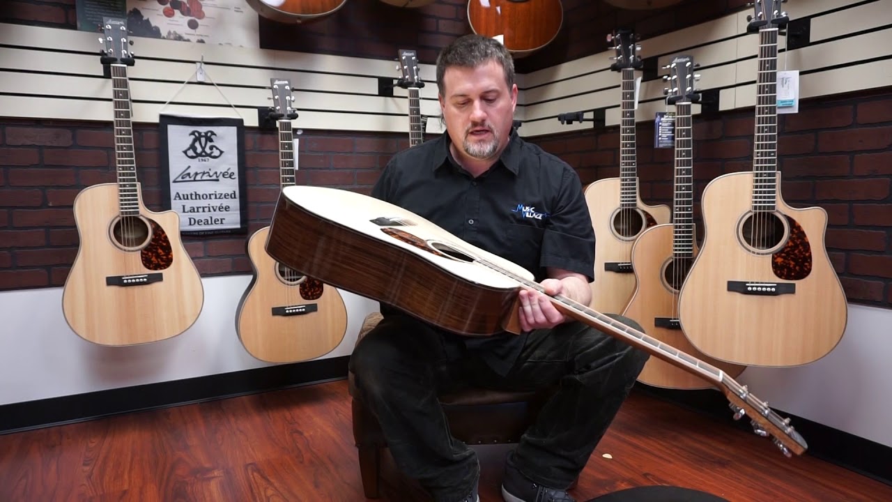 Larrivee Guitars D-10 Moon Spruce Top Reveal and Demo - Open & Shut Case