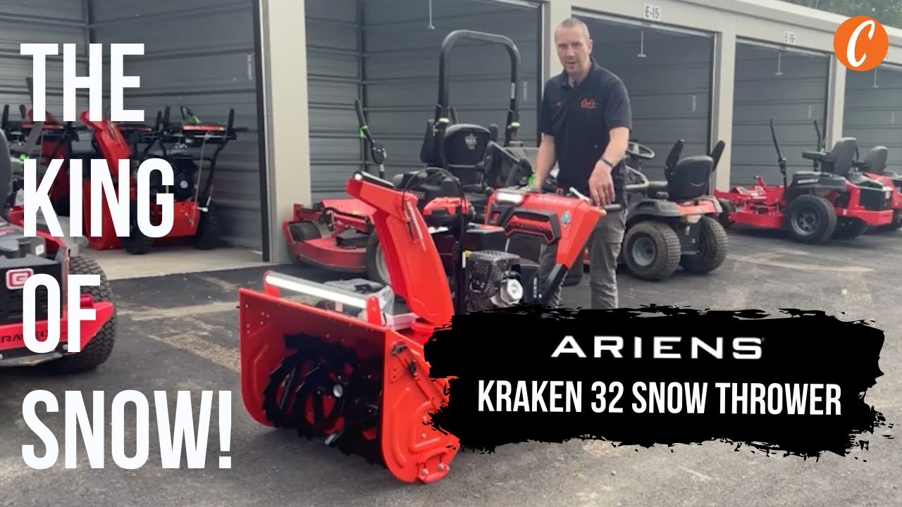 First Look at the Ariens Kraken 32 Rapidtrak Snow Thrower