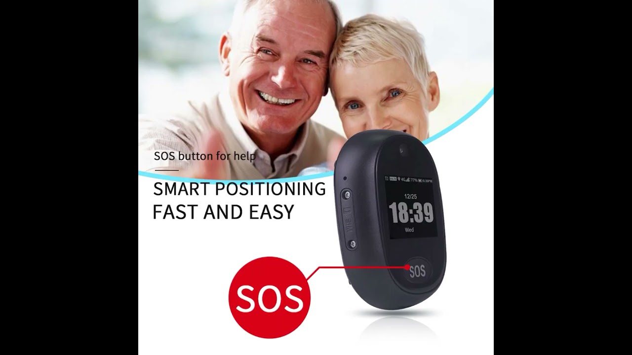 4G IP67 Waterproof SOS Portable Mini GPS Tracker for Elderly with Fall Down Detection V45, Elderly G