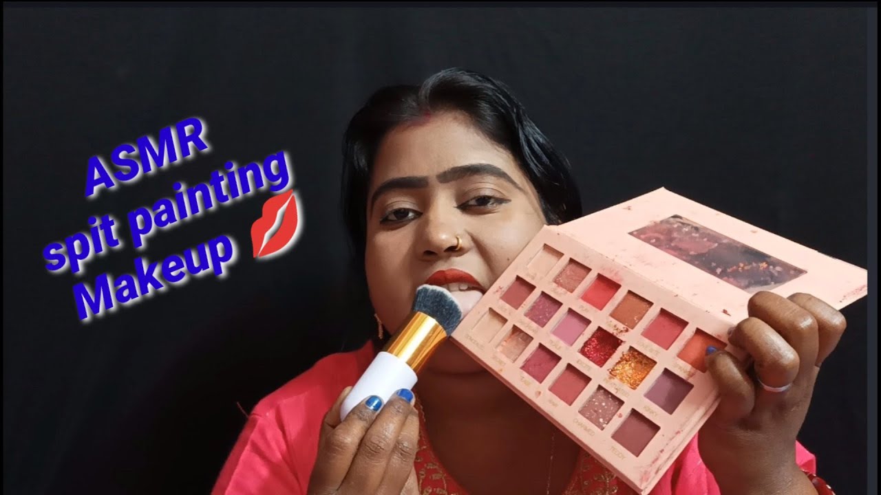 ASMR Fastest spit painting makeup 💄