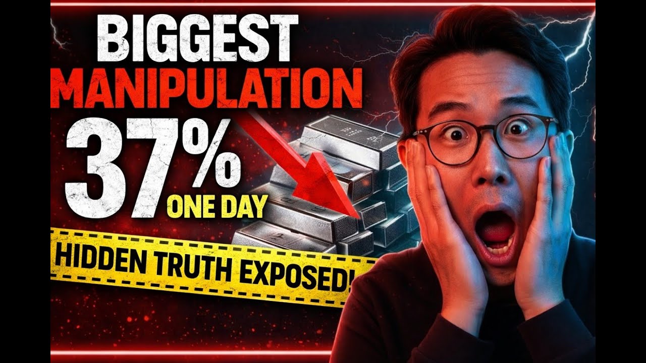 Silver Crashed 37% in One Day | The Biggest Market Manipulation Ever Exposed