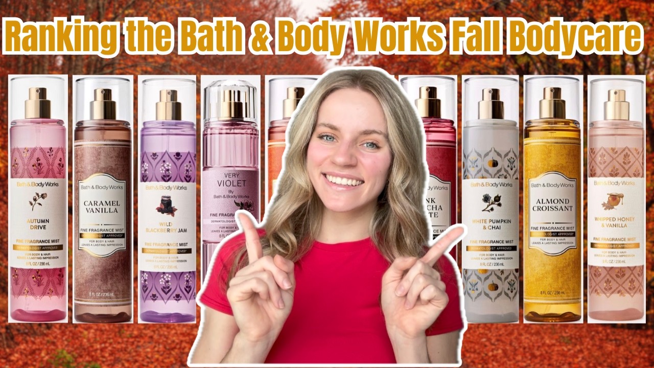Bath & Body Works Fall Body Care Rank & Review | Caramel Vanilla, Autumn Drive, Almond Croissant!