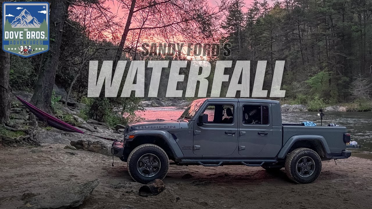 Hidden Waterfall Adventure | Off-Road Camping at Sandy Ford in My Jeep