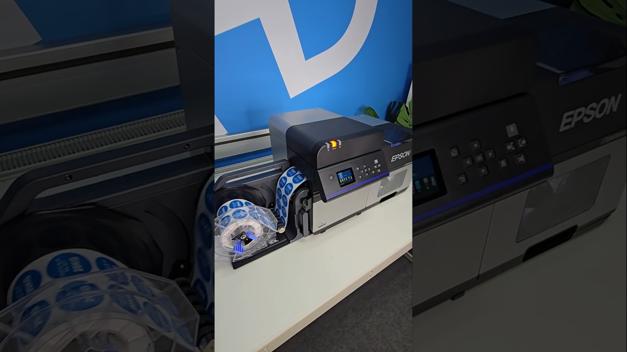 Epson ColorWorks C8000e Industrial Label Printer in Action at HD Labels. 