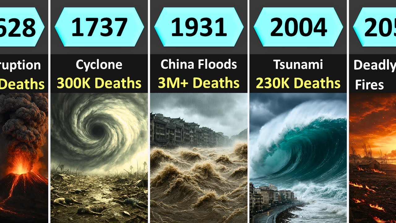 Deadliest Natural Disasters in History (Timeline)