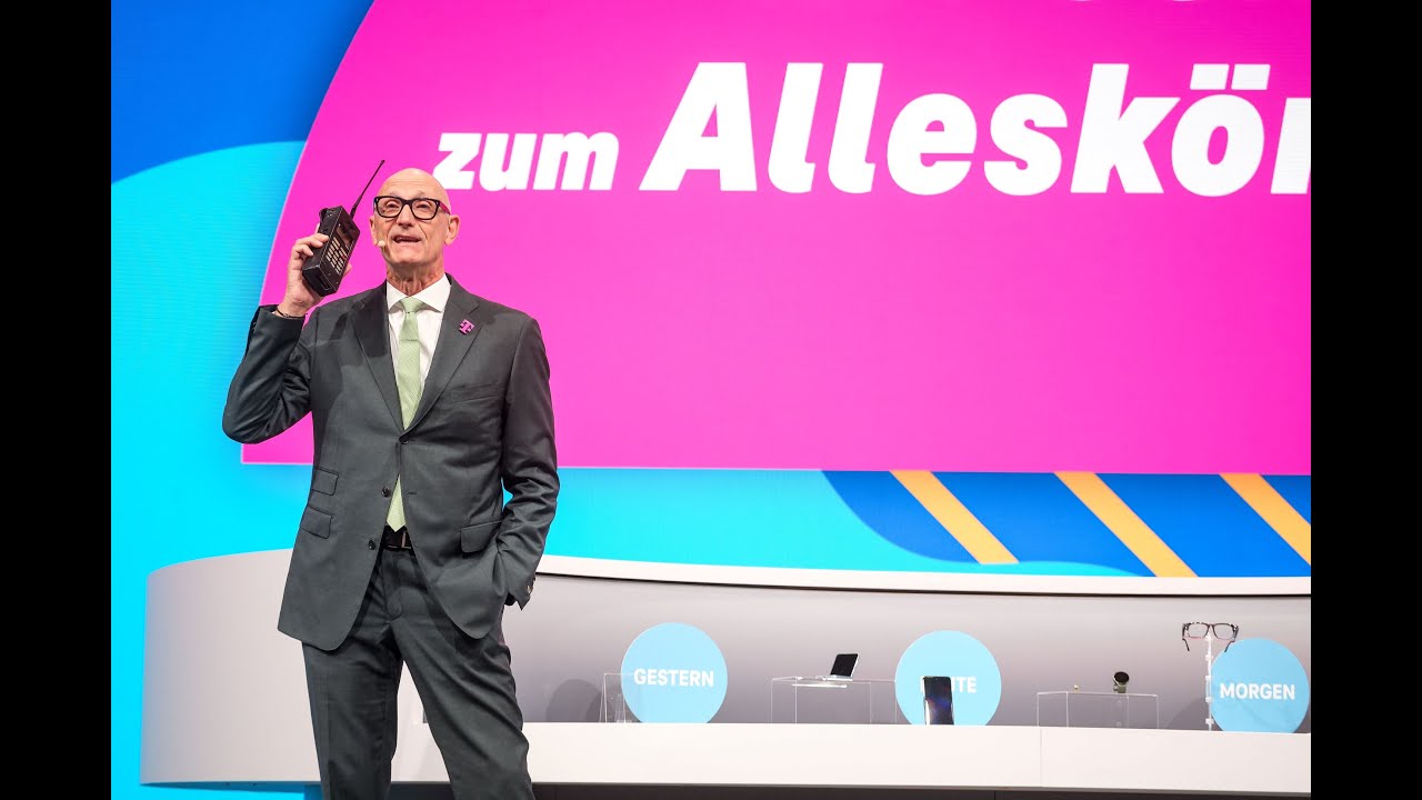 Zeitreise 30 Jahre Telekom - Tim Höttges auf der Hauptversammlung 2025 | Deutsche Telekom