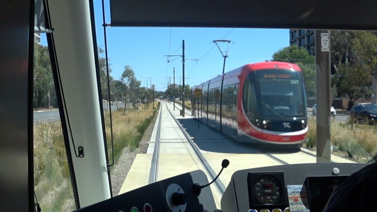 Driver's View Alinga St to Gungahlin Place Canberra