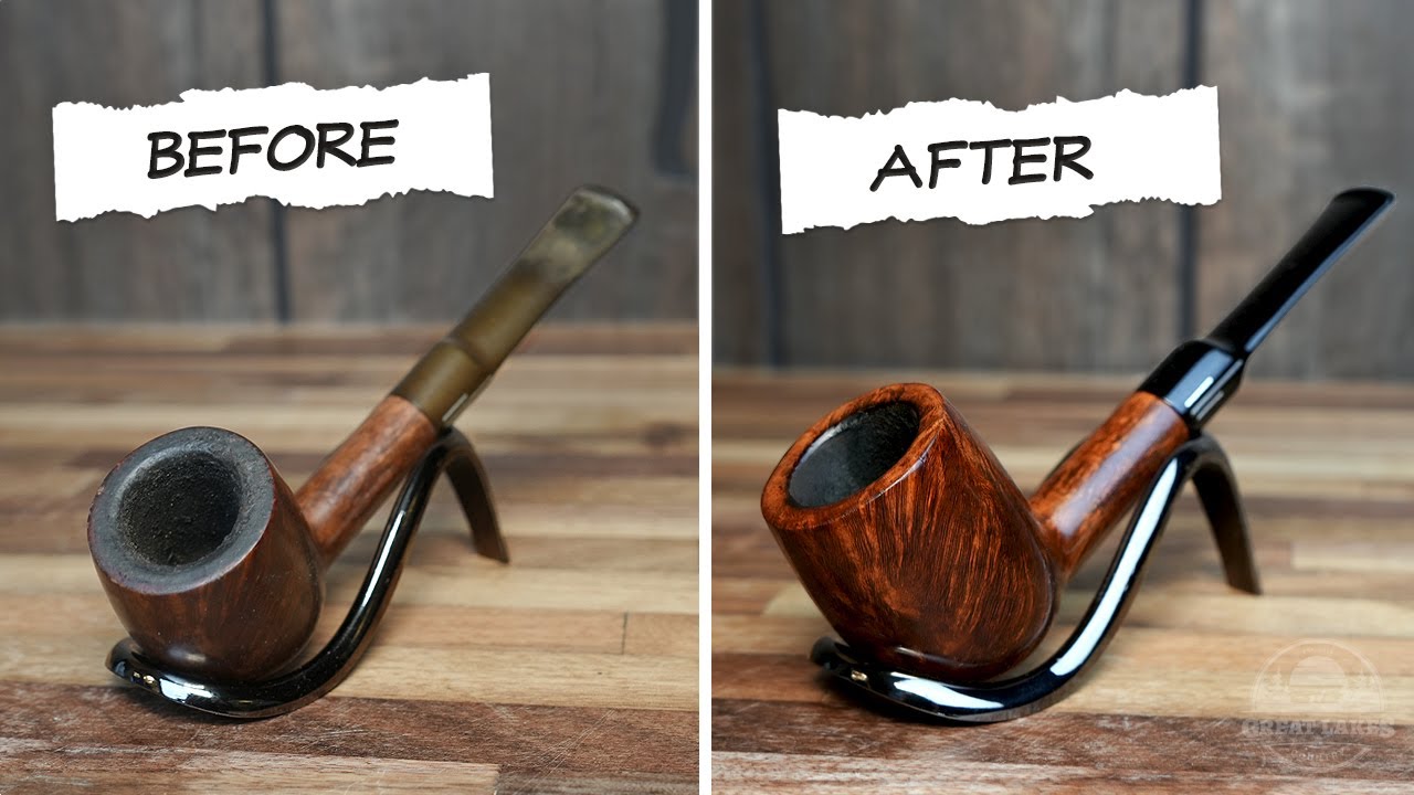 Antique Briar Estate Pipe - Full Restoration & Cleaning Process
