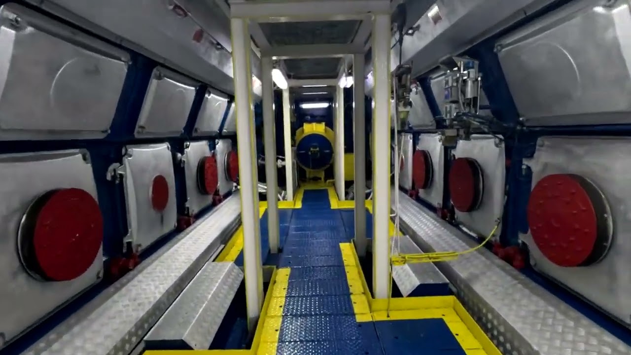 Four Wärtsilä 12V46 V12 setup with shaft generators and a massive gearbox