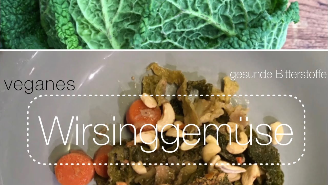 Mein Wirsinggem&uuml;se 😊 lecker und gesund! Mit Kichererbsenbratlingen