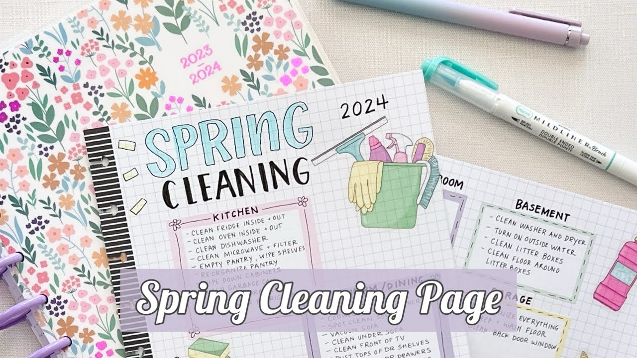 Spring Cleaning Checklist + New 