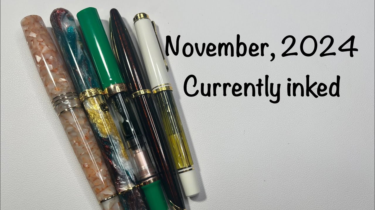Which inks received the most votes?! - November 2024 Currently Inked #pen #ink #currentlyinked