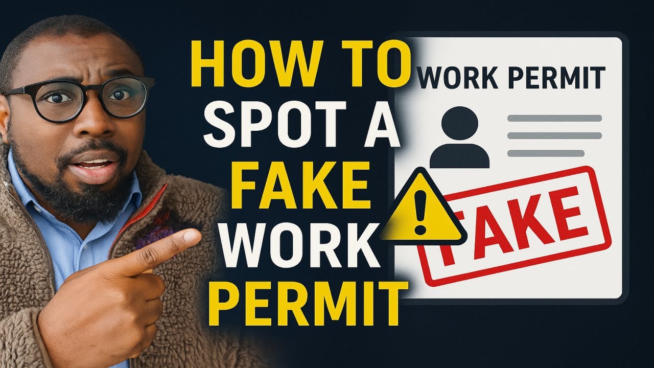 How to Spot a Fake Work Permit | For Any Country (USA, UK, Canada, Poland, etc.)
