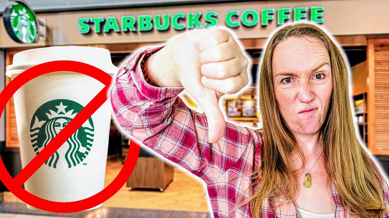 She says NO to STARBUCKS Coffee