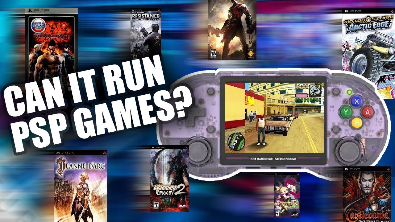 Can the Anbernic RG353PS run PSP Games?
