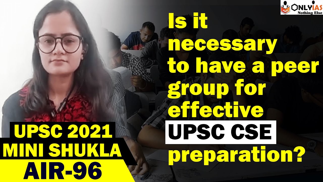 How did AIR 96 Mini and AIR 1 Shruti help each other in their preparation? | UPSC Topper Mini Shukla