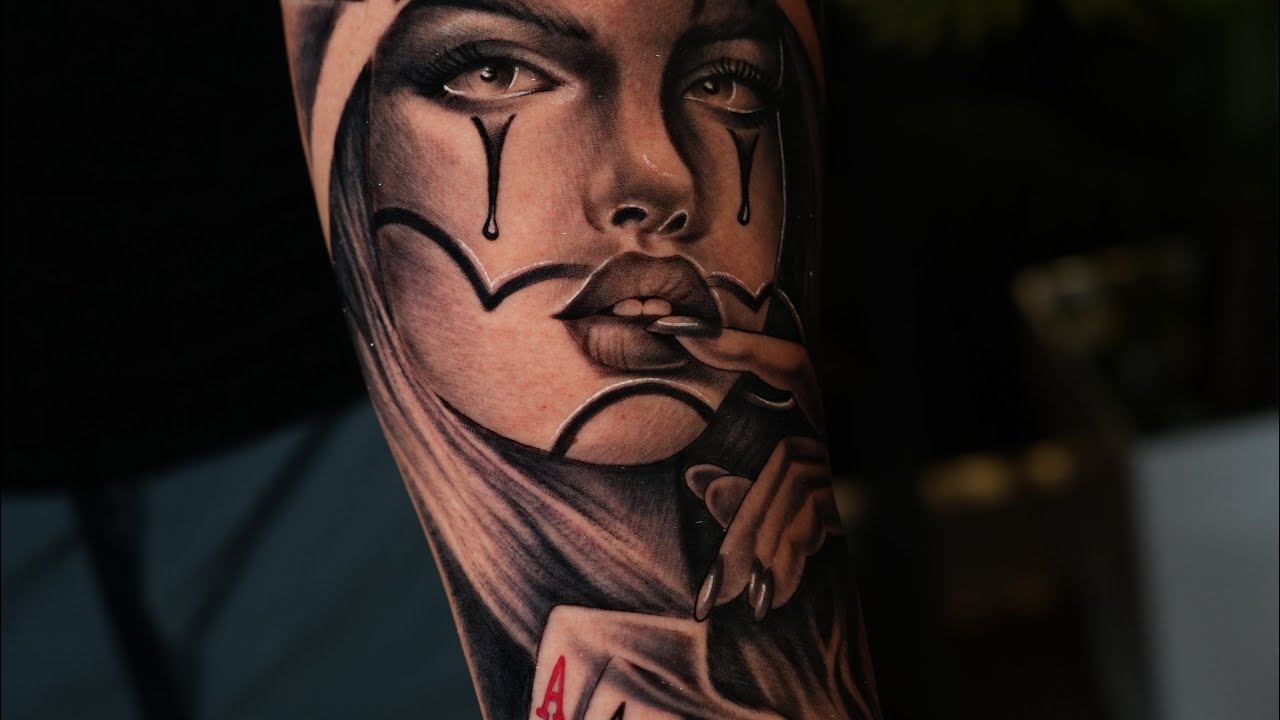 MY FIRST YOUTUBE VIDEO. Full day session/ Chicano piece 