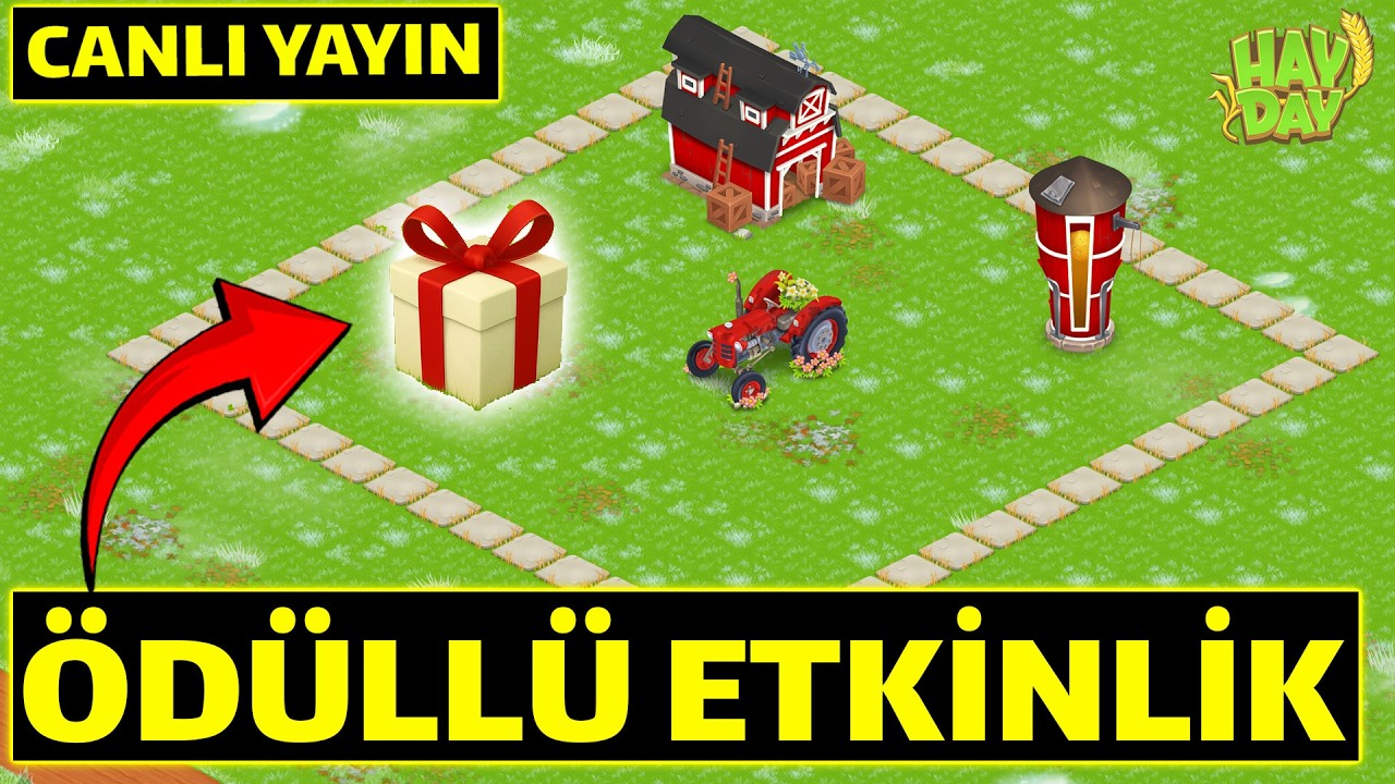 ÖDÜLLÜ TASARIM YARIŞMASI ! Hay Day Canlı Yayın | MALZEME DEPOSU !
