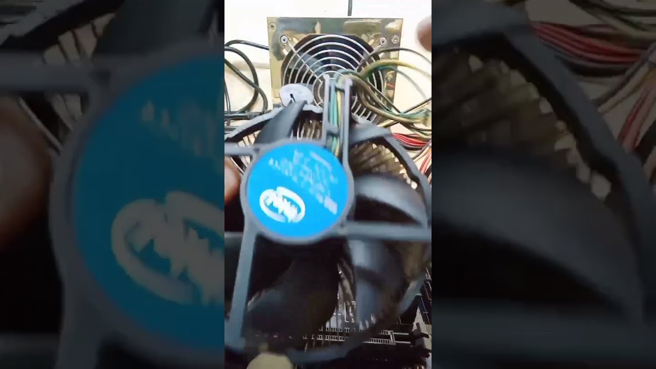 #shorts how to attach cpu fan to motherboard. processor cooling fan. how to install fan motherboard.