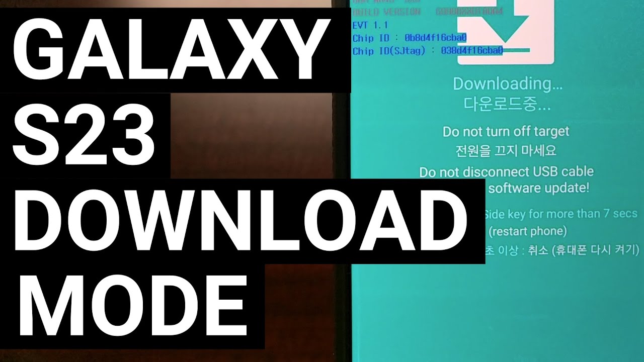 Простое руководство по режиму загрузки для Samsung Galaxy S23