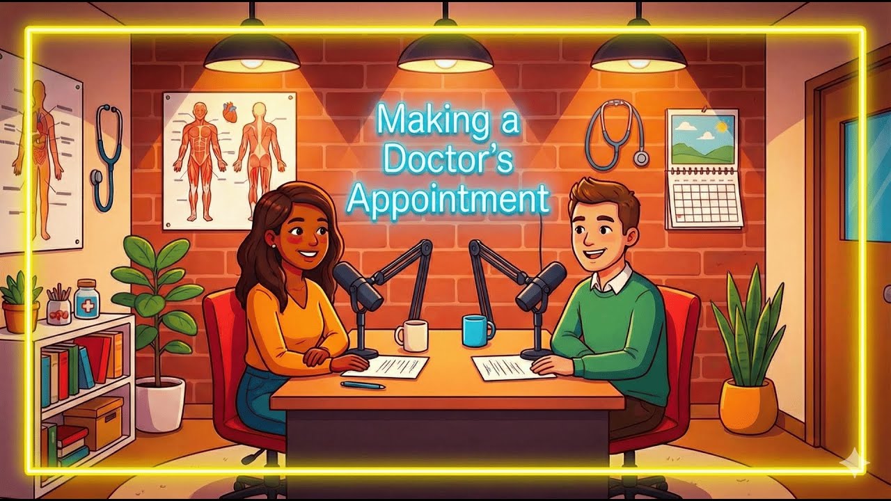 English for Beginners: How to Make a Doctor’s Appointment (Slow & Clear)