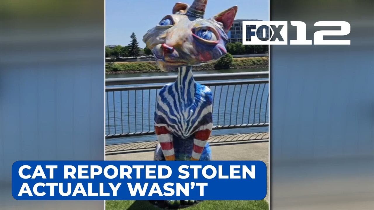 After theft report, Portland finds &lsquo;Keep Portland Weird&rsquo; Coraline cat statue wasn&rsquo;t stolen