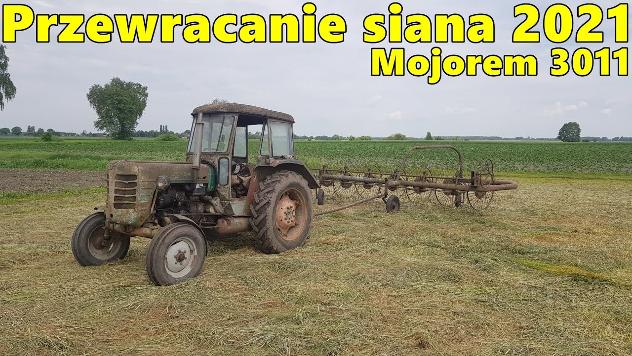 Powrót do przeszłości | Przewracanie siana starym zetorem majorem 3011 | Sianokosy 2021