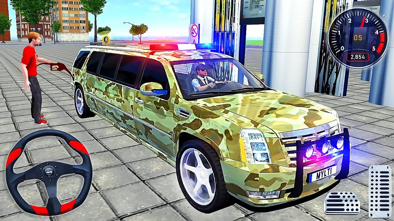 Army Cadillac Escalade Driving - Offroad Jeep 4x4 Driver Simulator - Android GamePlay #3