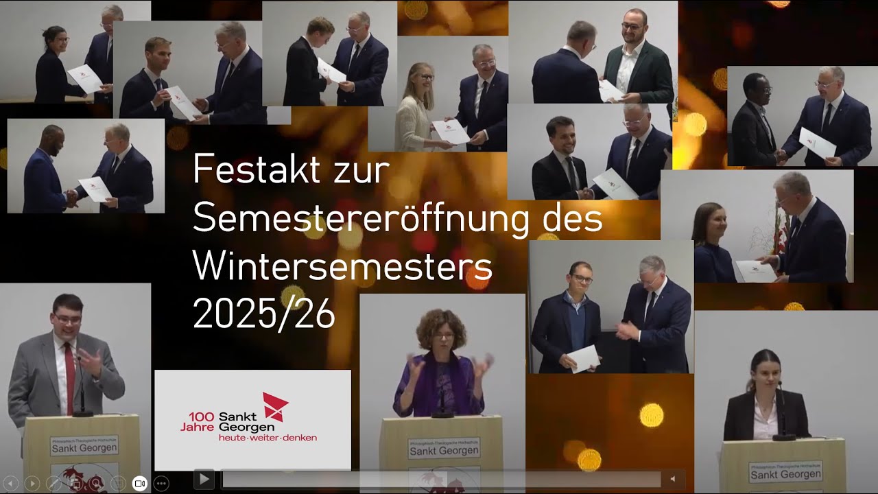 Festakt zur Semestereröffnung des Wintersemesters 2025/26