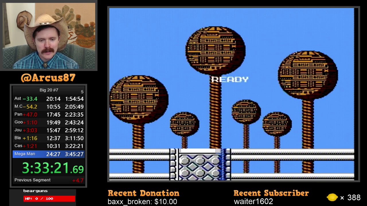 Прохождение Mega Man NES за 22:37 от Arcus