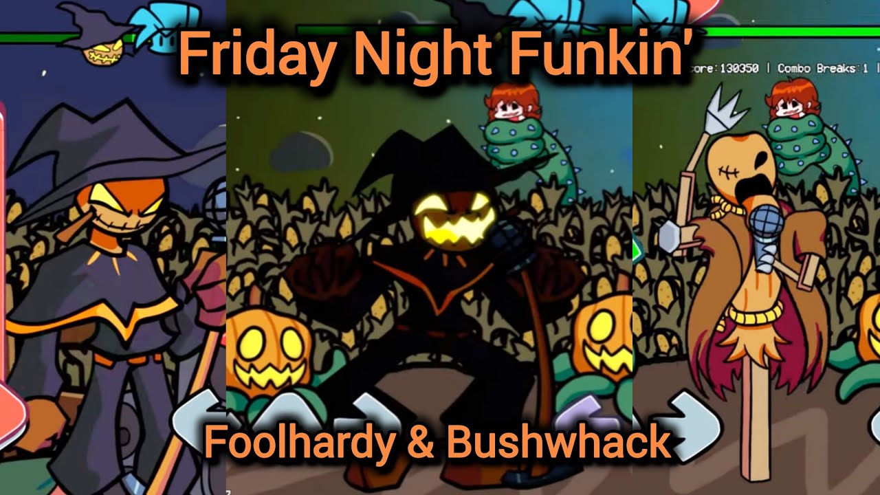 FNF MOD - Zardy's Maze - Foolhardy & Bushwhack  (1440p)